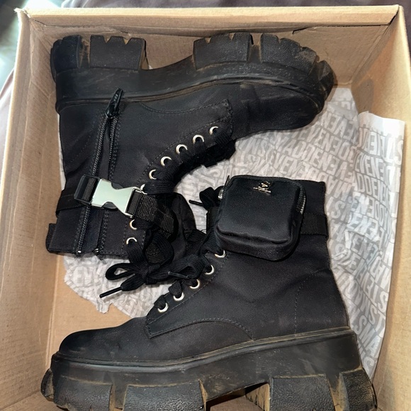 Steve Madden Combat Boots - Picture 3 of 12